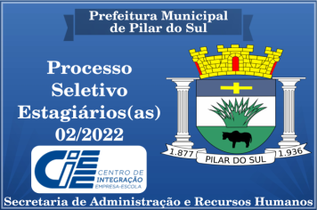 Processo Seletivo Estagiários(as) 01/2022