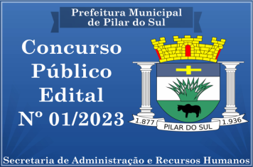 CONCURSO PÚBLICO - EDITAL Nº 01/2023