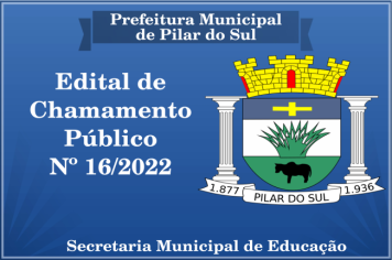 Edital de Chamamento Público Nº 16/2022 (Retificado)