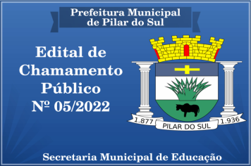 Edital de Chamamento Público 05/2022