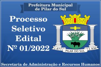 PROCESSO SELETIVO - EDITAL Nº 01/2022