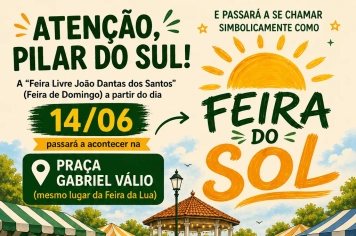 Feira de Domingo - Mudança de Local