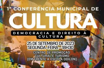 1ª Conferência Municipal de Cultura 2023