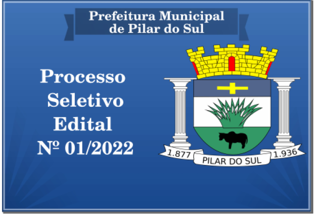 PROCESSO SELETIVO - EDITAL 01/2022