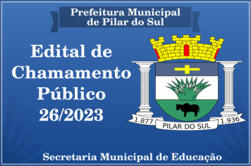 EDITAL DE CHAMAMENTO PÚBLICO Nº 26/2023