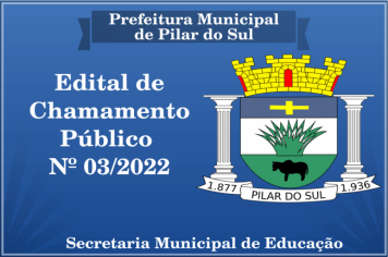 Edital de Chamamento Público 03/2022