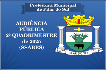 CONVIDA A TODA POPULAÇÃO PARA PARTICIPAR DA AUDIÊNCIA PÚBLICA, REFERENTE AO 2º QUADRIMESTRE DE 2025