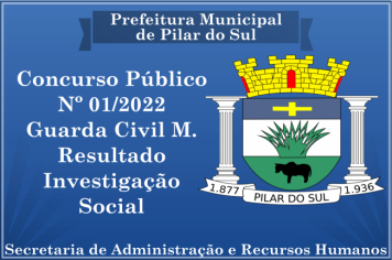 CONCURSO PÚBLICO - 01/2022 GCM