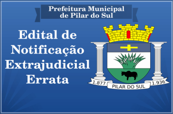 Edital de Notificação Extrajudicial- Distrito Industrial
