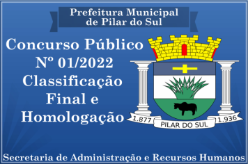 CONCURSO PÚBLICO - EDITAL Nº 01/2022