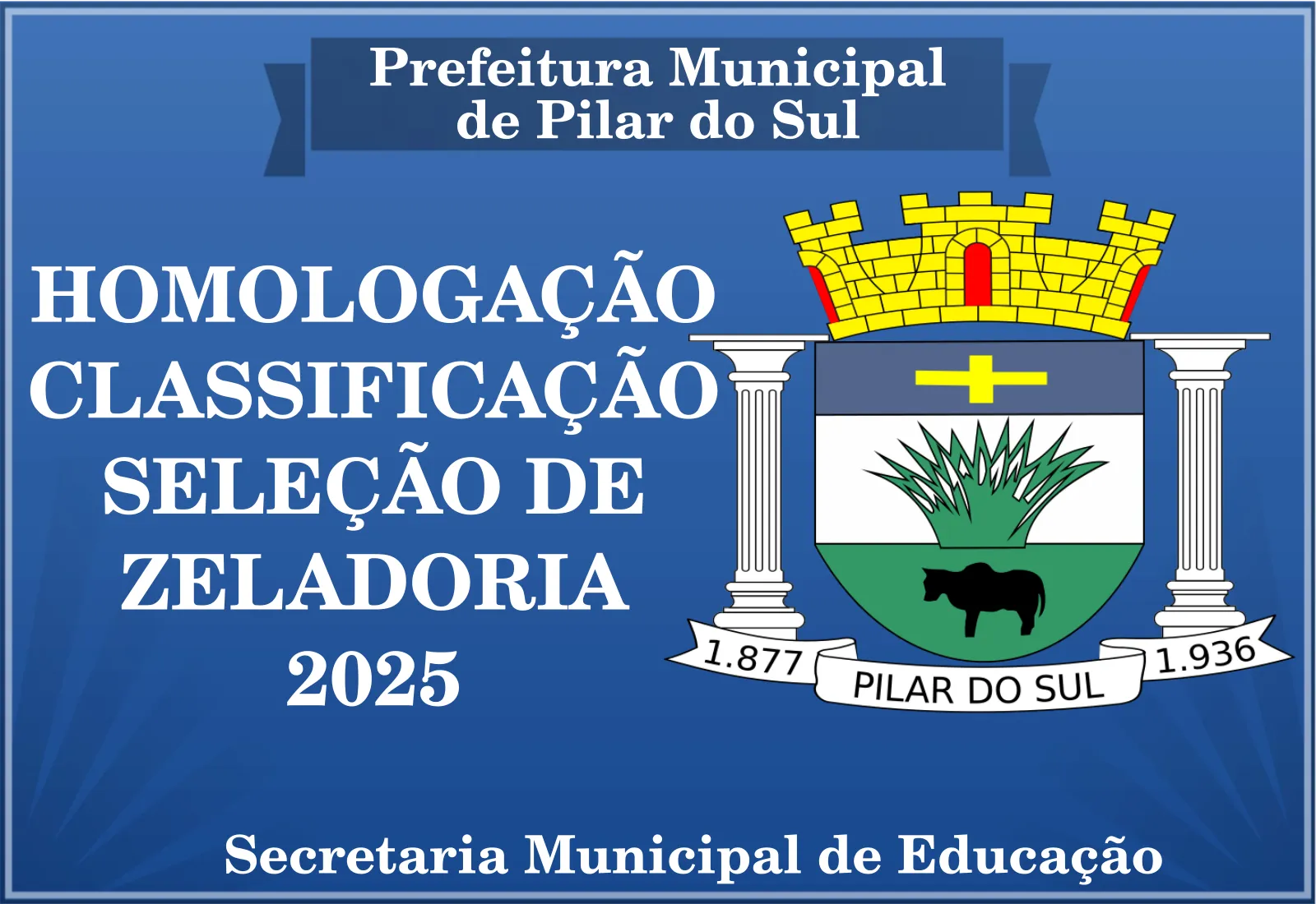 HOMOLOGAÇÃO DA CLASSIFICAÇÃO - SELEÇÃO DE ZELADORIA 2025