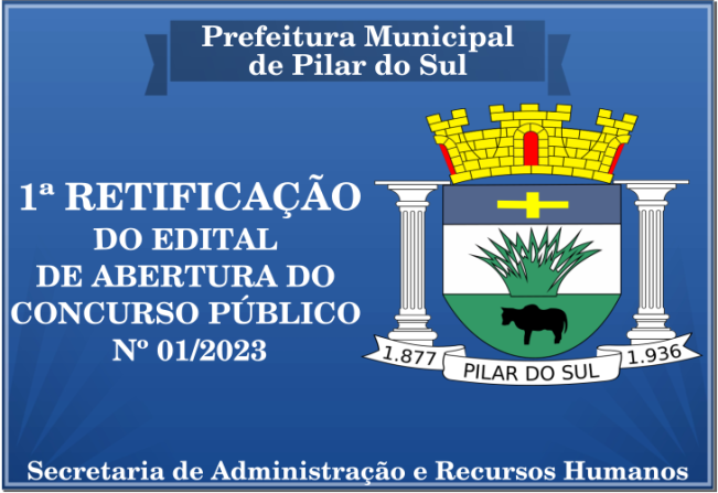 RETIFICAÇÃO DO EDITAL Nº 01/2023