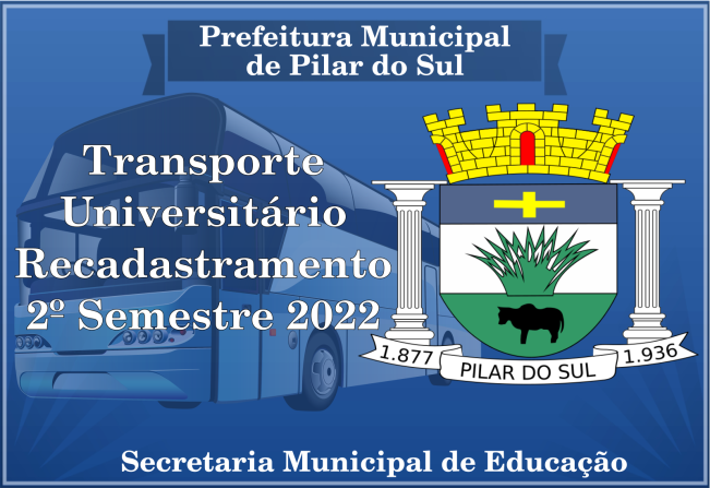 TRANSPORTE UNIVERSITÁRIO RECADASTRAMENTO