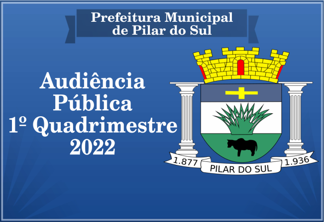 AUDIÊNCIA PÚBLICA – 1º QUADRIMESTRE 2022